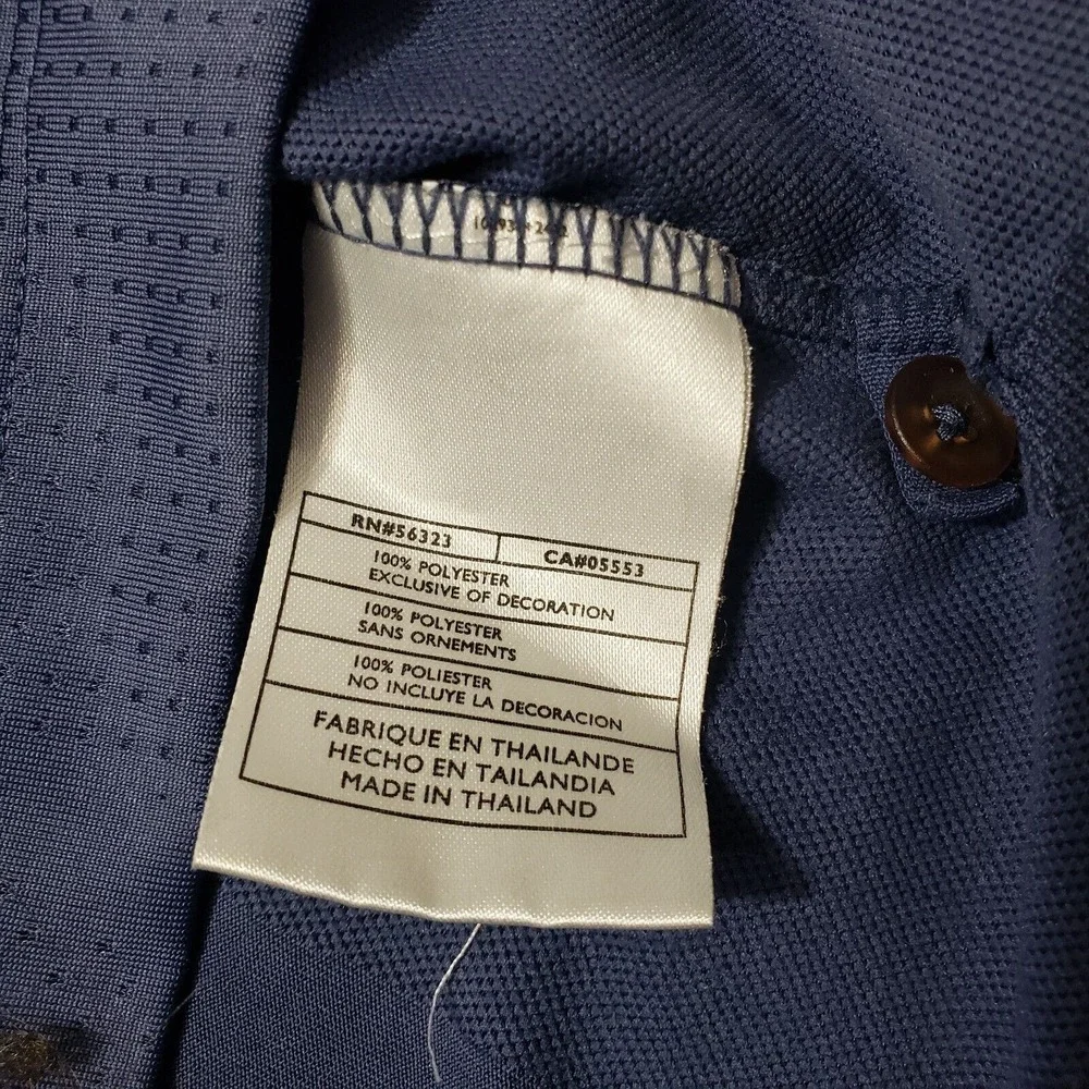 Nike Golf Polo Shirt Mens XL Blue Short Sleeve Casual‎